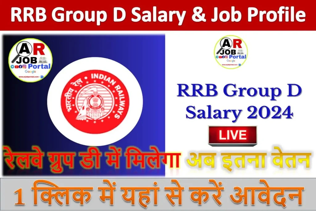 RRB Group D Salary & Job Profile 2025 | रेलवे ग्रुप डी में मिलेगा अब इतना वेतन