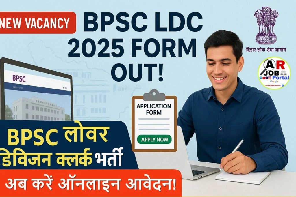 BPSC LDC 2025 Form | BPSC लोवर डिवीजन क्लर्क के लिए करें आवेदन