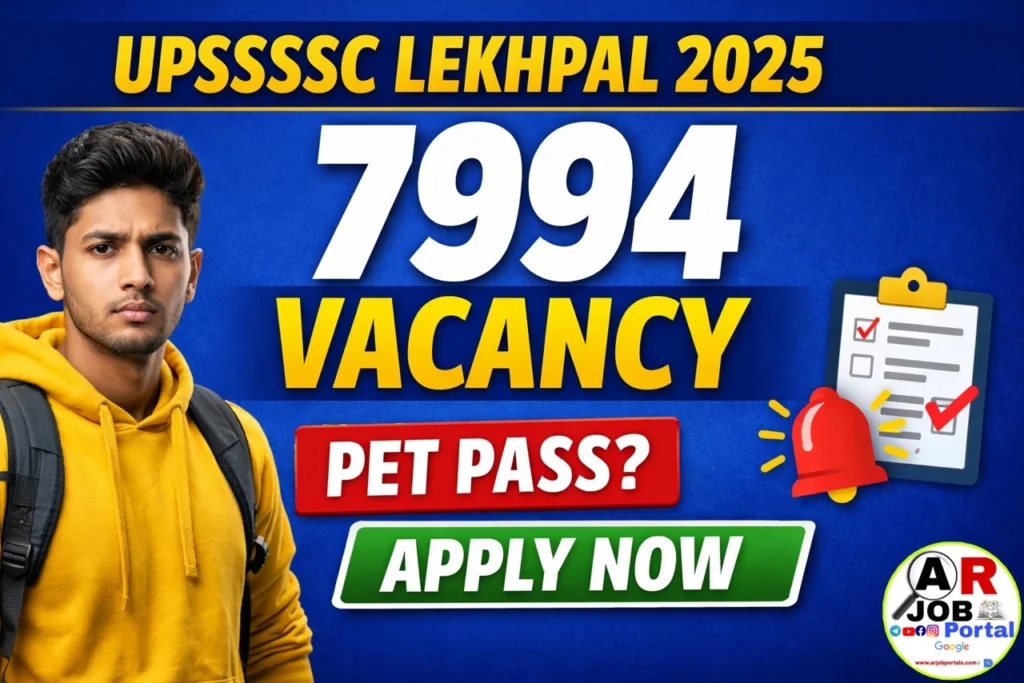 यूपी लेखापाल के लिए आवेदन शुरू- UPSSSC Lekhapal Recruitment 2025