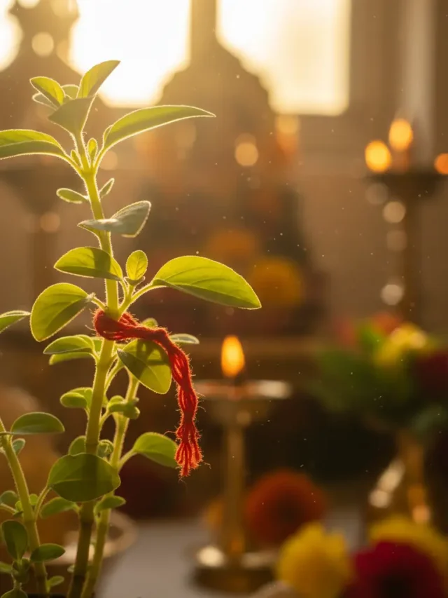 तुलसी के पास ये चीजें रखने से होगी धन वर्षा