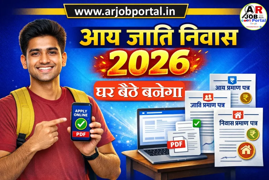 2026 में आय जाती निवास ऐसे बनवाएं