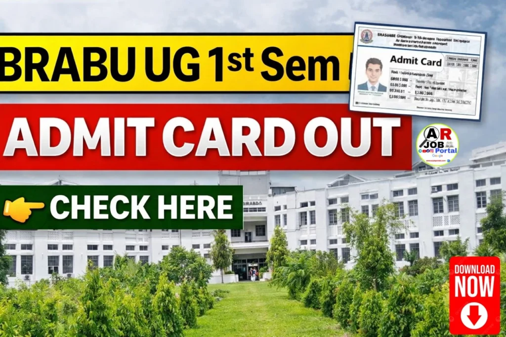 Brabu ug first semester Admit card Out- Check here