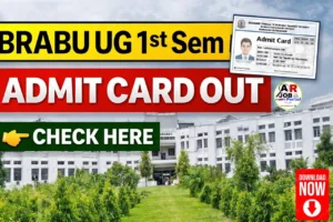 Brabu ug first semester Admit card Out- Check here