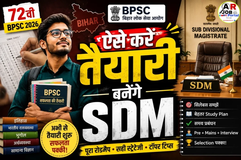 72वीं BPSC की ऐसे करें तैयारी- बनेंगे आप SDM