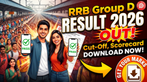 RRB Group D Result 2026 Out