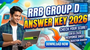 RRB Group D Answer Key 2026 Download Link Active Soon